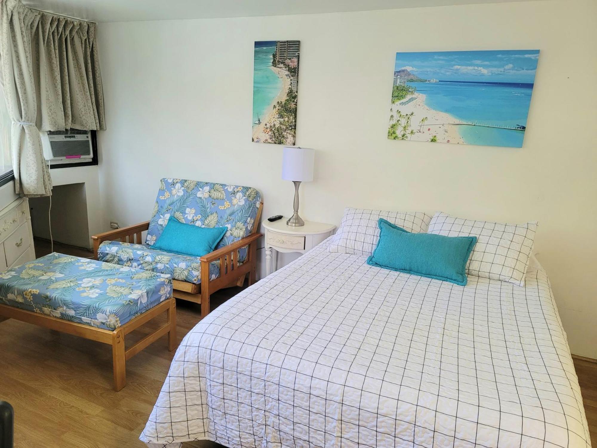 Waikiki Studio Steps To Beach-Mall Free Parking-Wifi Honolulu Rom bilde