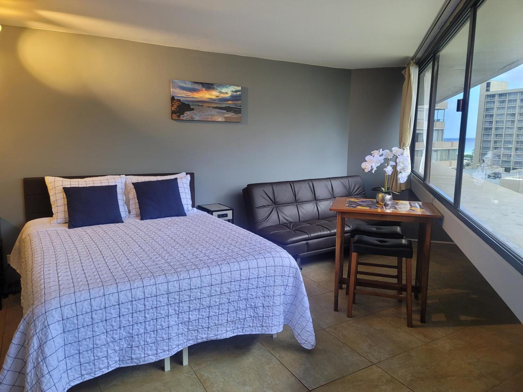 Waikiki Studio Steps To Beach-Mall Free Parking-Wifi Honolulu Rom bilde